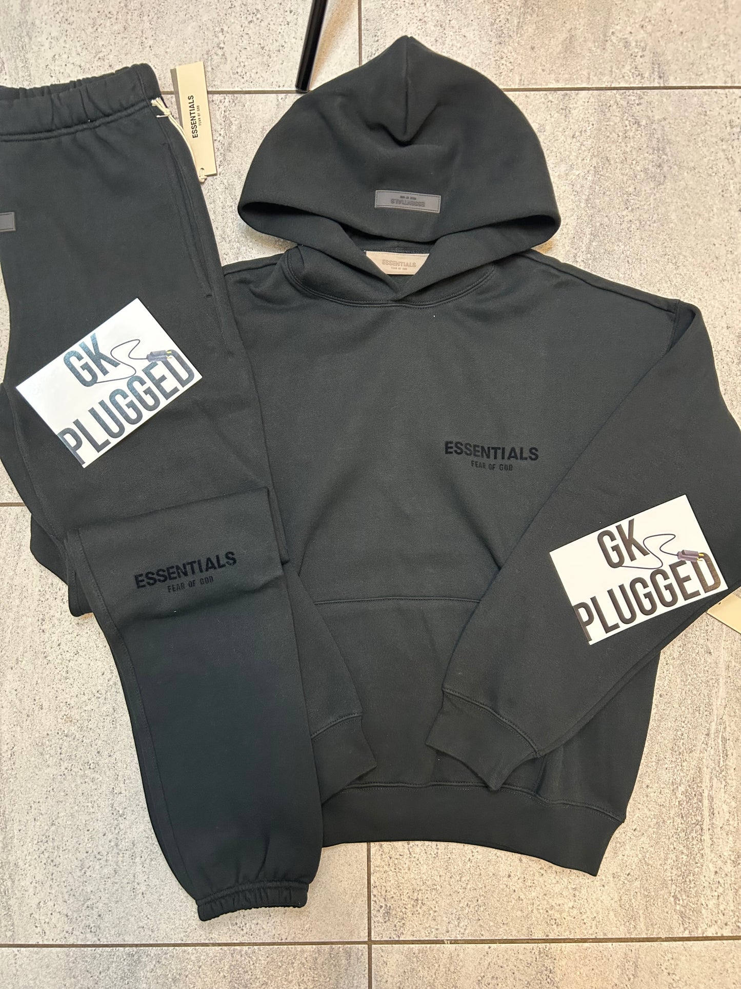 Essentials SS22 Stretch Limo/Black Tracksuit