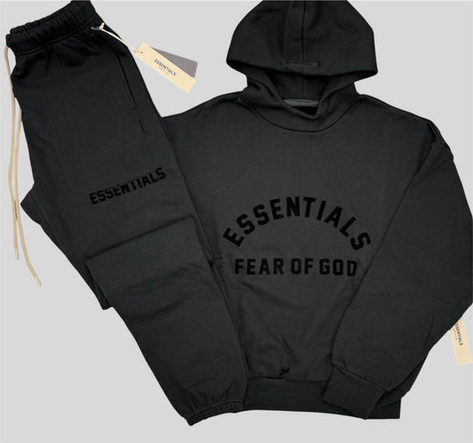 Fear Of God Essentials SS23 Tracksuit - Jet Black