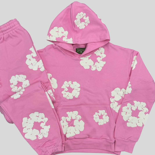 Denim Tears The Cotton Wreath Tracksuit - Pink