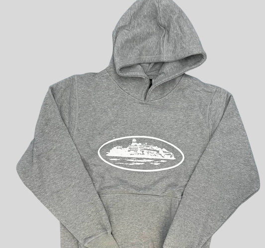 Corteiz Alcatraz Hoodie - Grey