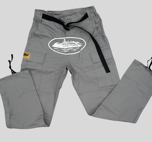 Corteiz Cargo Bottoms - Grey