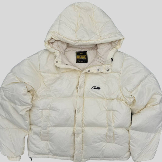 Corteiz BOLO Puffer Jacket - Cream